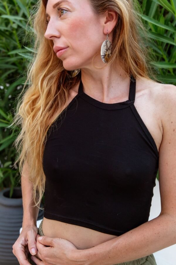 Calypso crop top black - Image 2