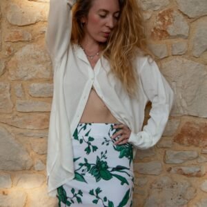 Marina linen shirt white